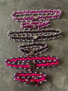 6 Piece BOHO Hand Crochet Jewerly Set NEW